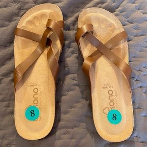 Yokono Leather Sock Sandals Size 8 // BRAND NEW
